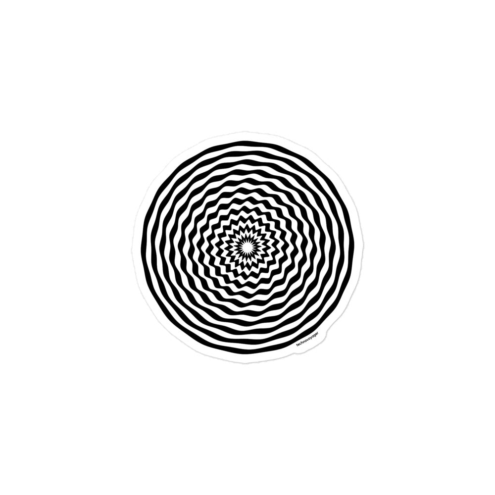 'WAVE-ILLUSION' Sticker