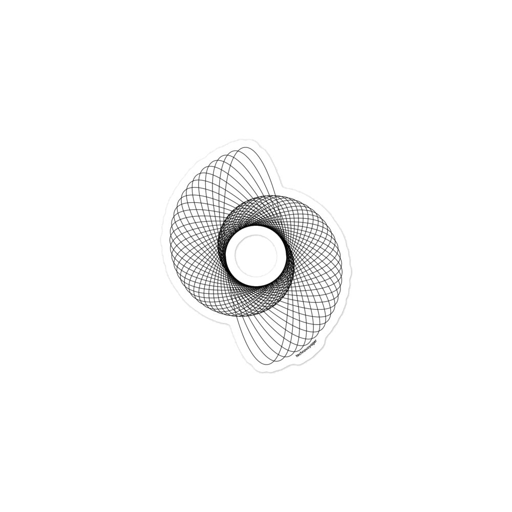 'SEMI-CIRCULAR' Sticker