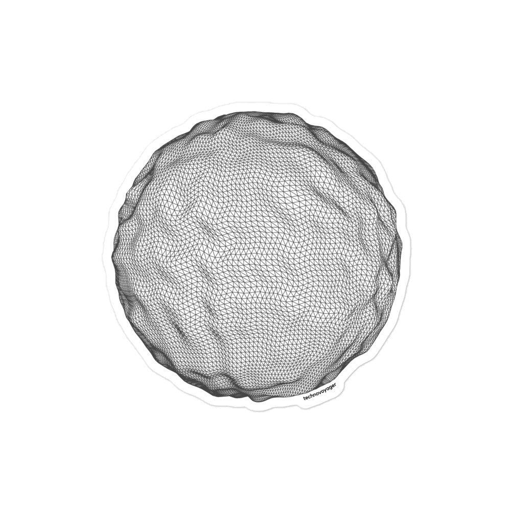 'VIBRATING-SPHERE' Sticker