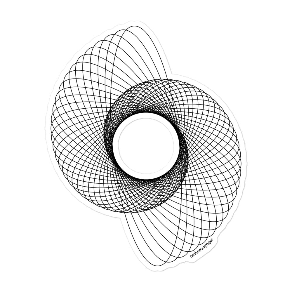 'SEMI-CIRCULAR' Sticker