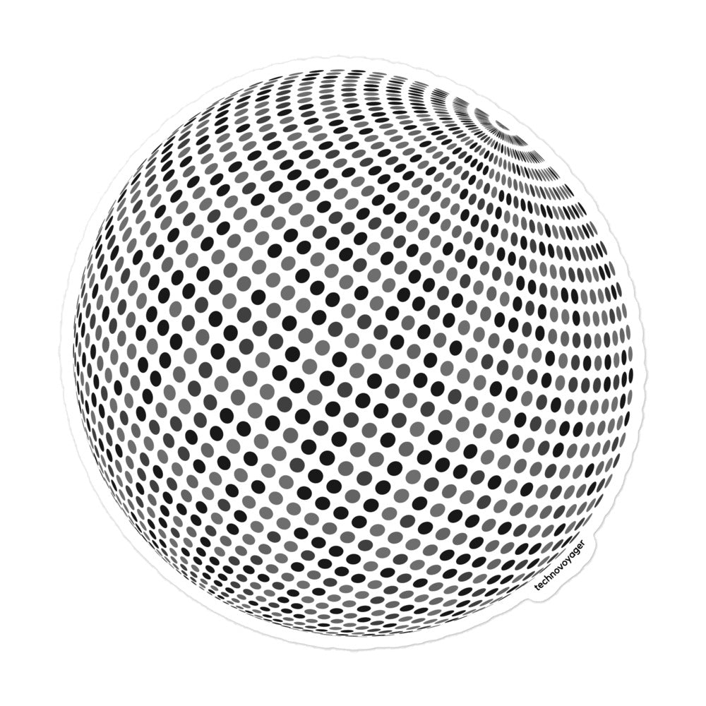 'PIXEO-SPHERE' Sticker