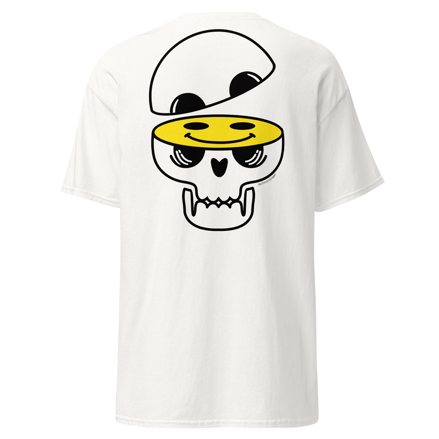 'ACID-INSIDE' Back Print T-Shirt