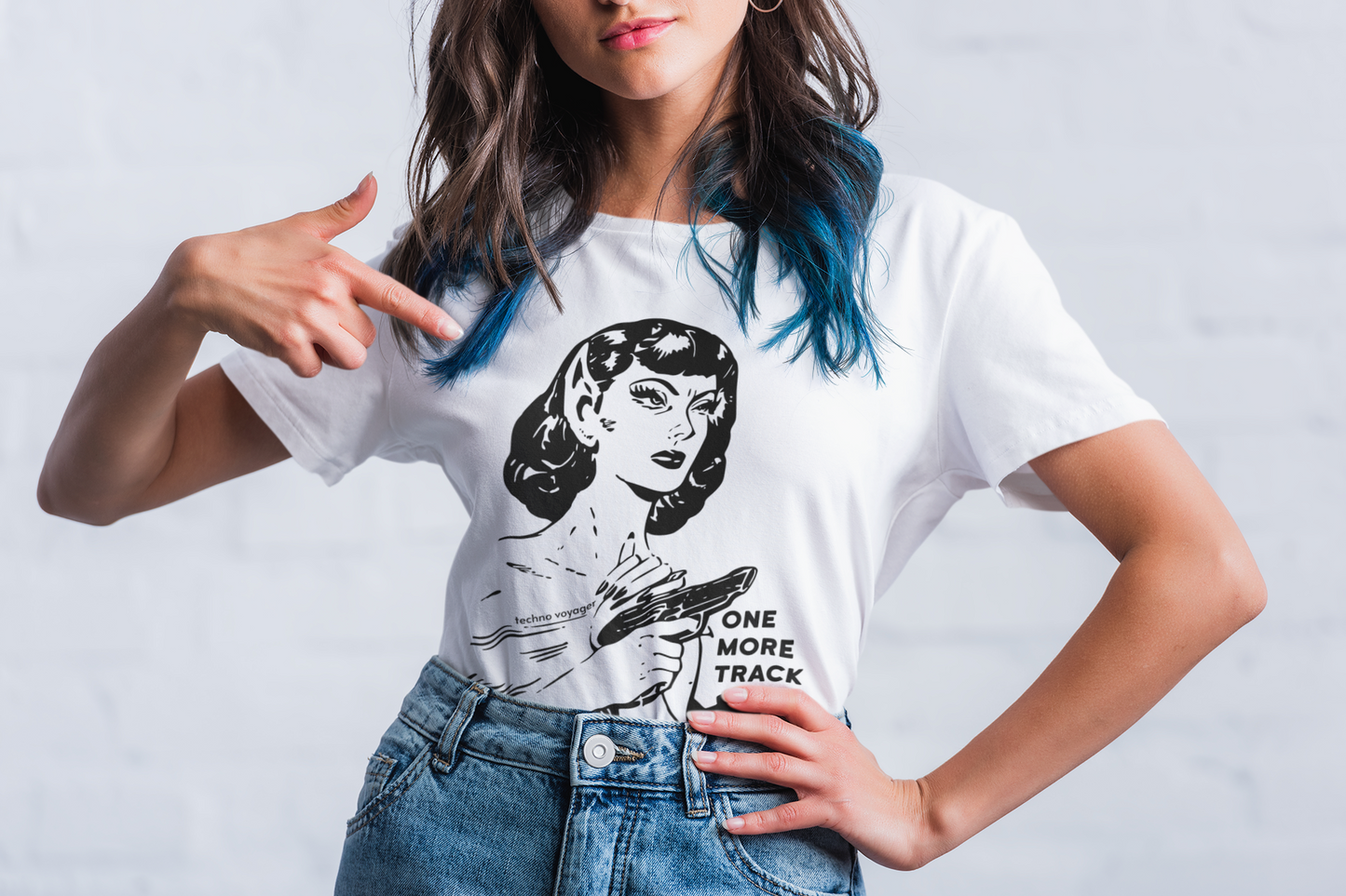 'ONE-MORE-TRACK-GIRL' T-Shirt