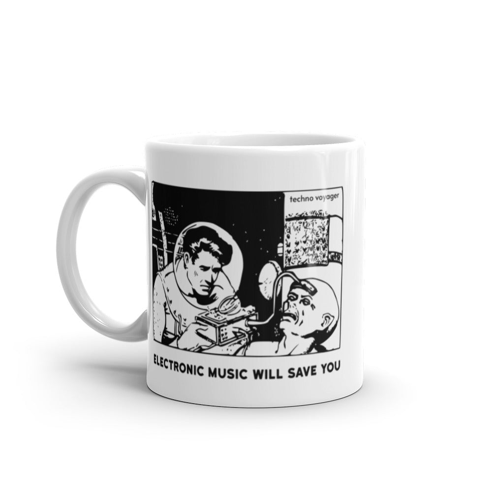 'ELECTRONIC-MUSIC-WILL-SAVE-YOU' Mug