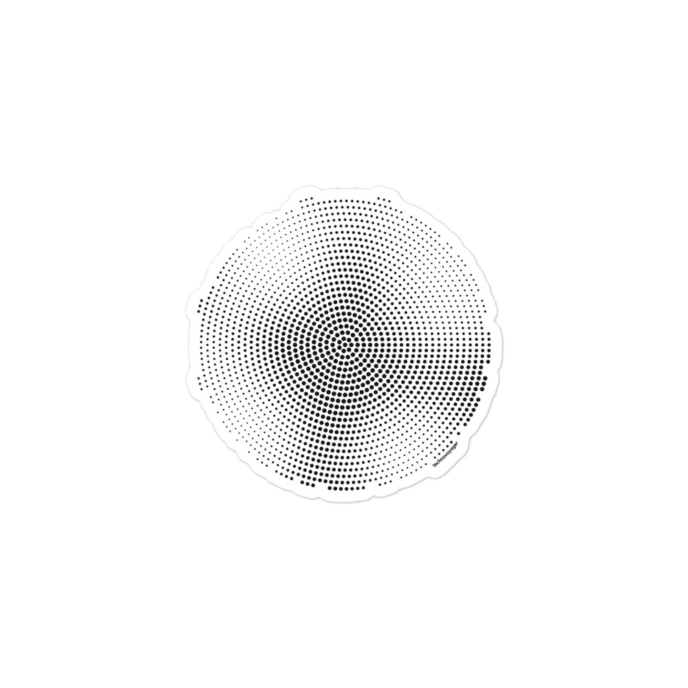 'PIXEL-DISC' Sticker