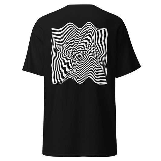 'LIVE-ELECTRO-WIRING' Back Print T-Shirt