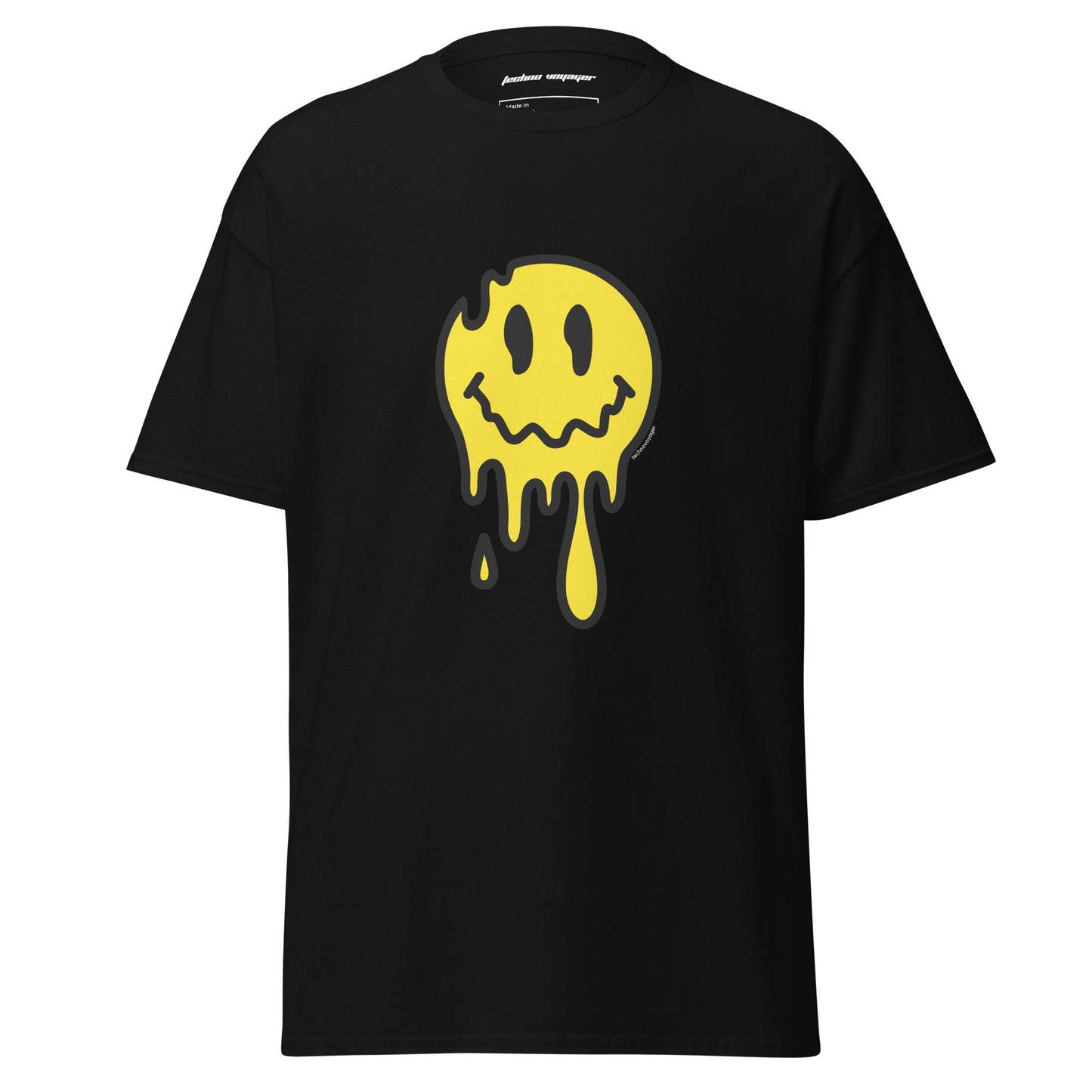 'ACID-MELT' Front Print T-Shirt