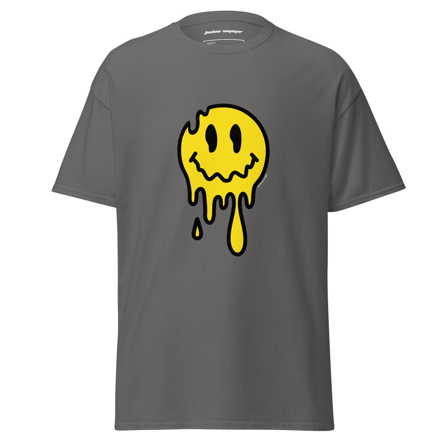 'ACID-MELT' Front Print T-Shirt