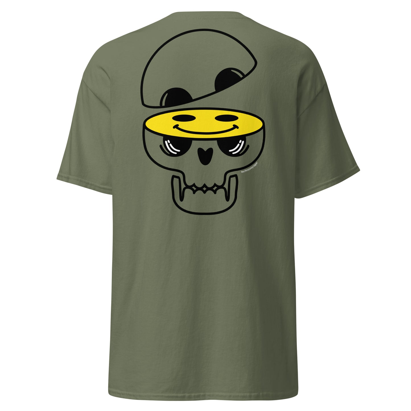 'ACID-INSIDE' Back Print T-Shirt