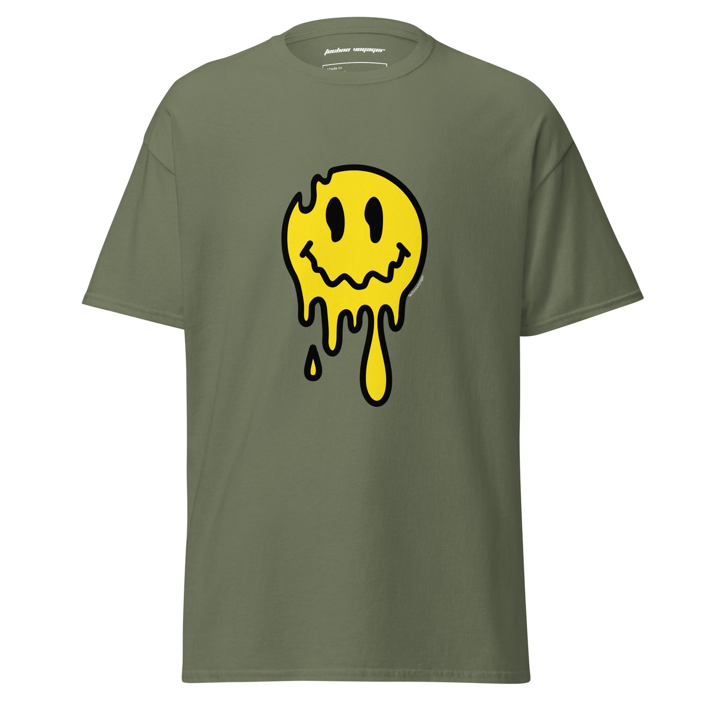 'ACID-MELT' Front Print T-Shirt