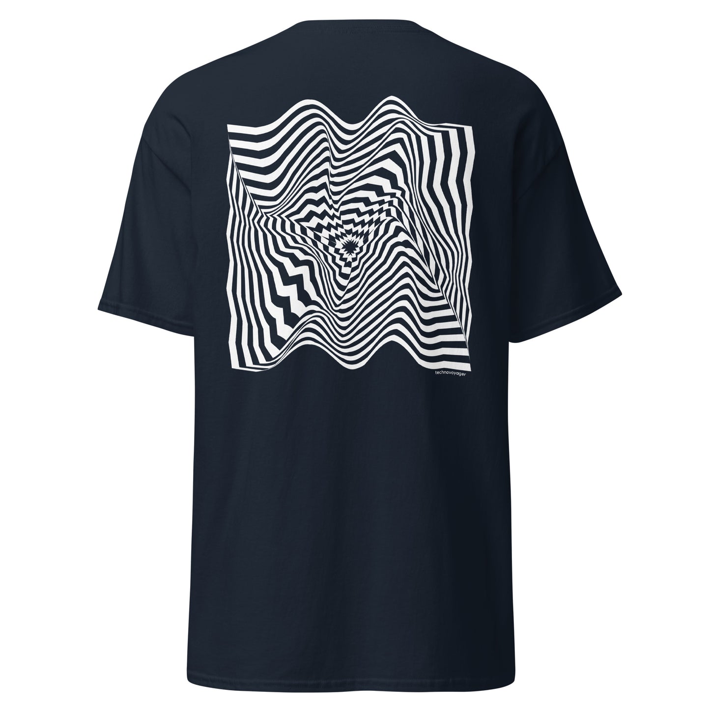 'LIVE-ELECTRO-WIRING' Back Print T-Shirt