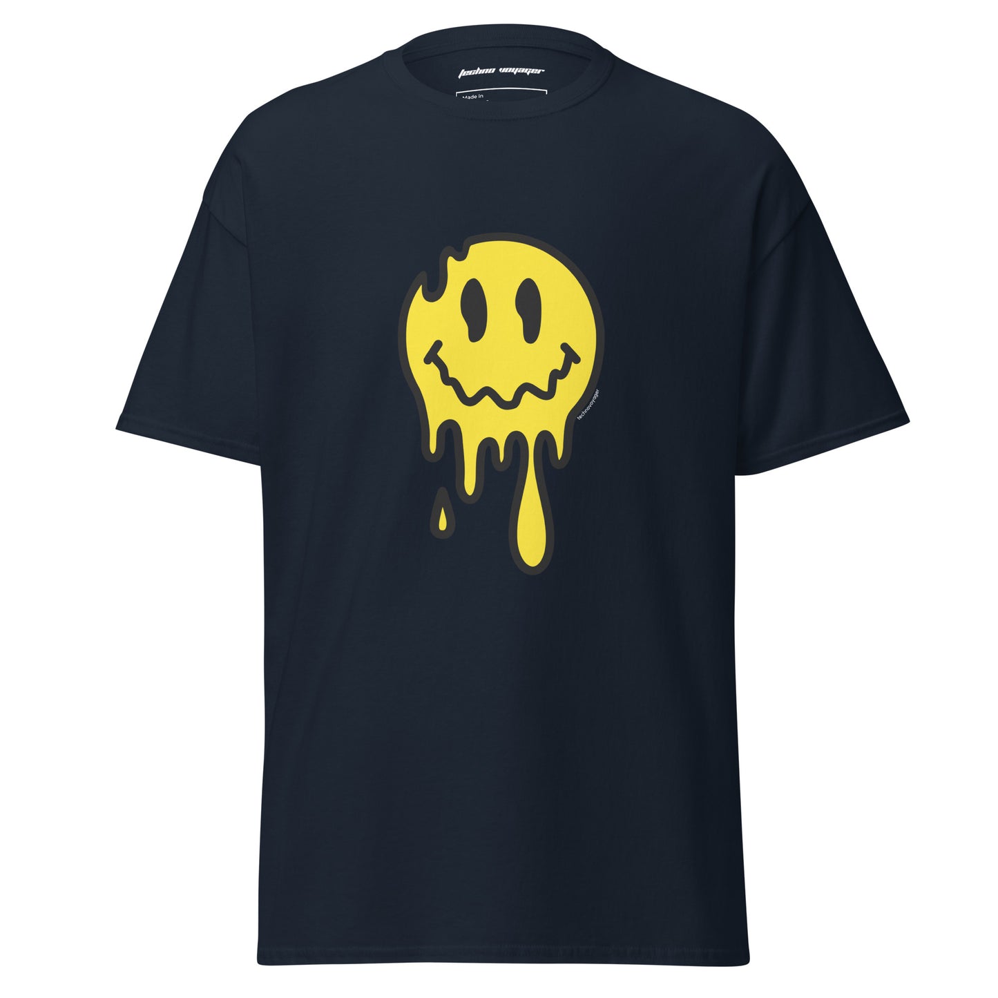 'ACID-MELT' Front Print T-Shirt