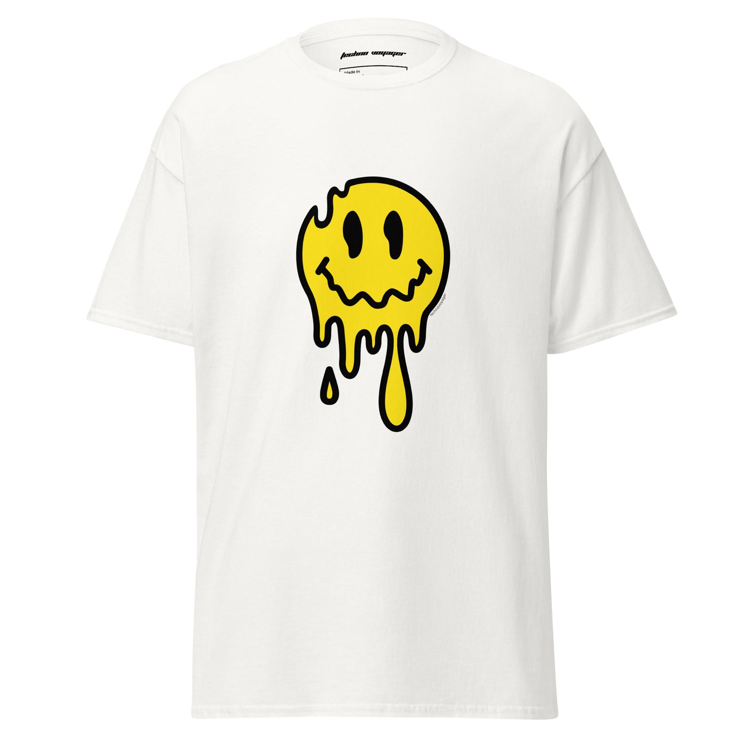 'ACID-MELT' Front Print T-Shirt