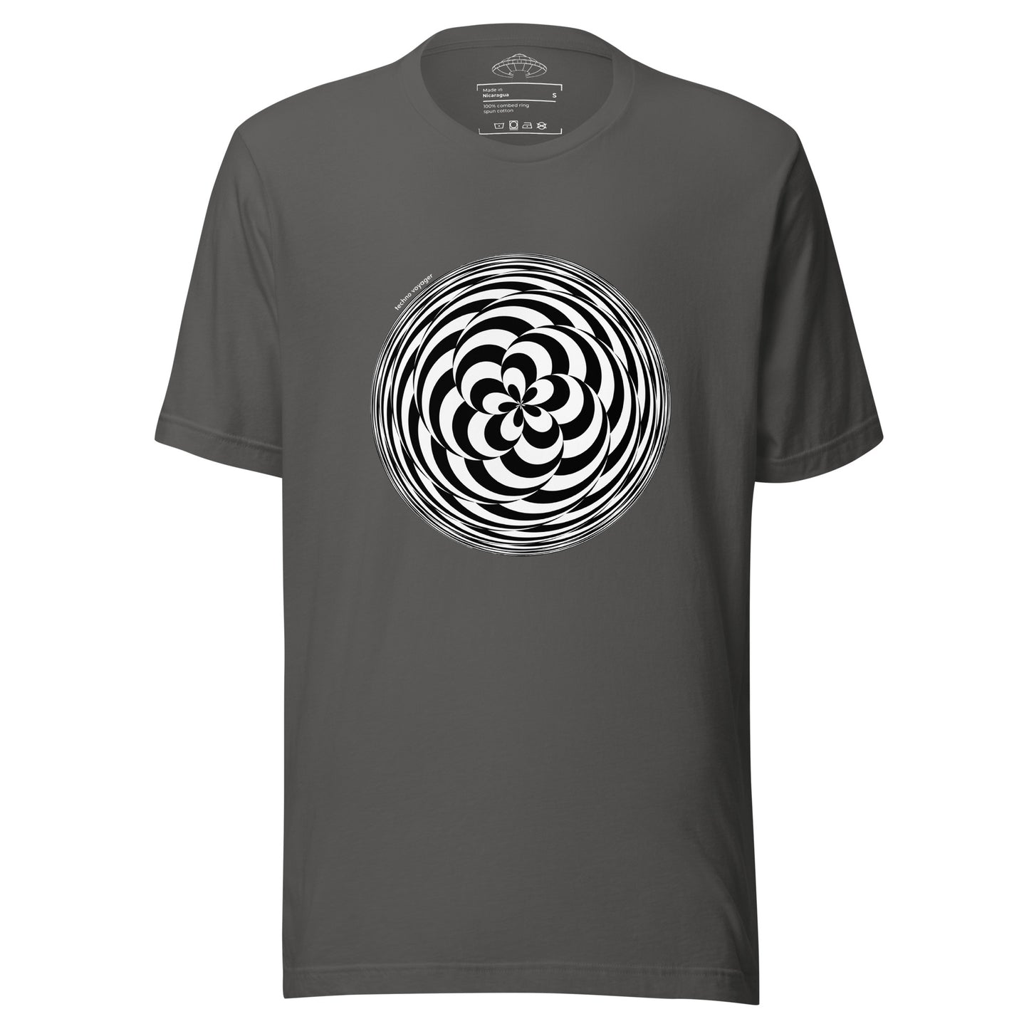 'CHECKBOARD-SPIRAL' Unisex T-Shirt