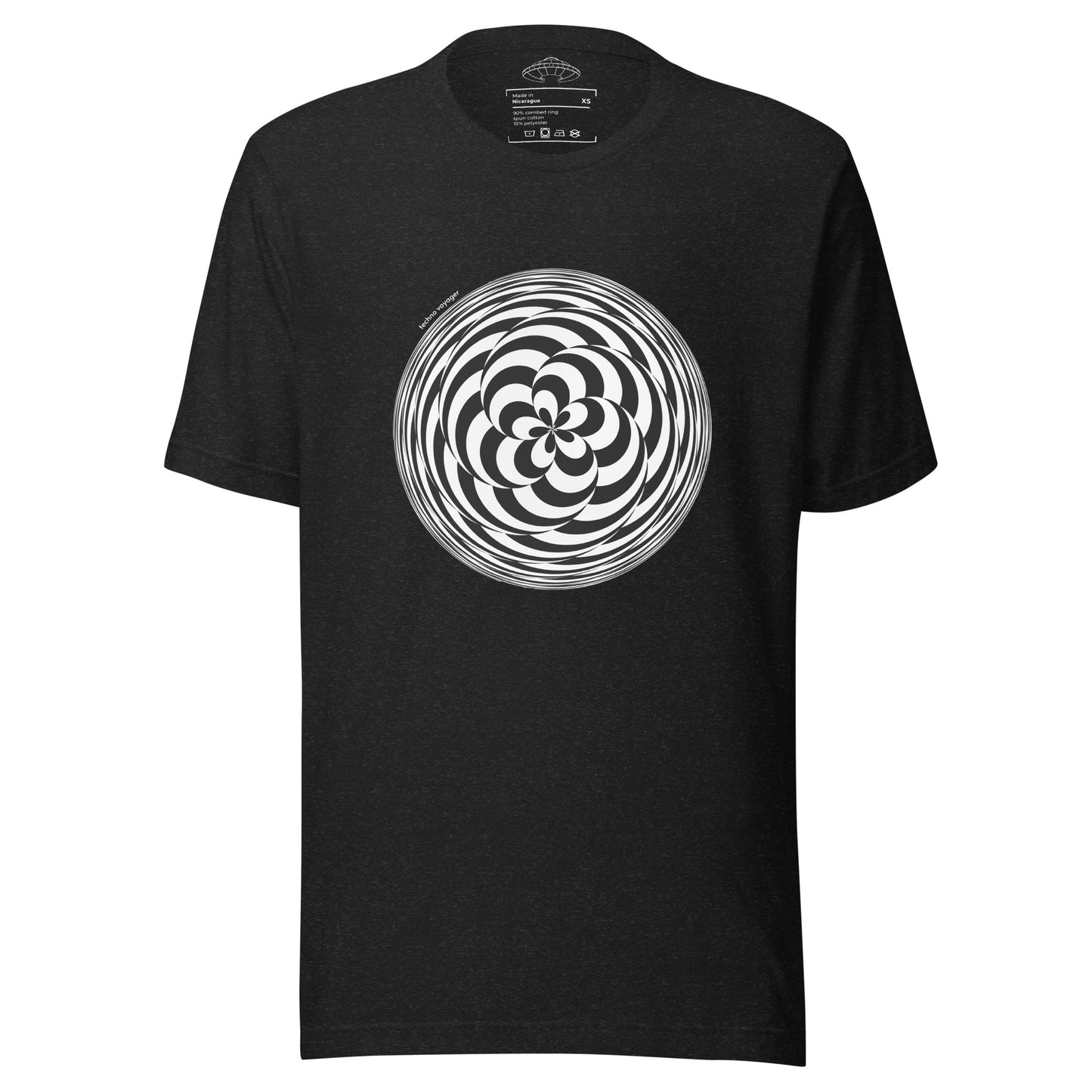 'CHECKBOARD-SPIRAL' Unisex T-Shirt