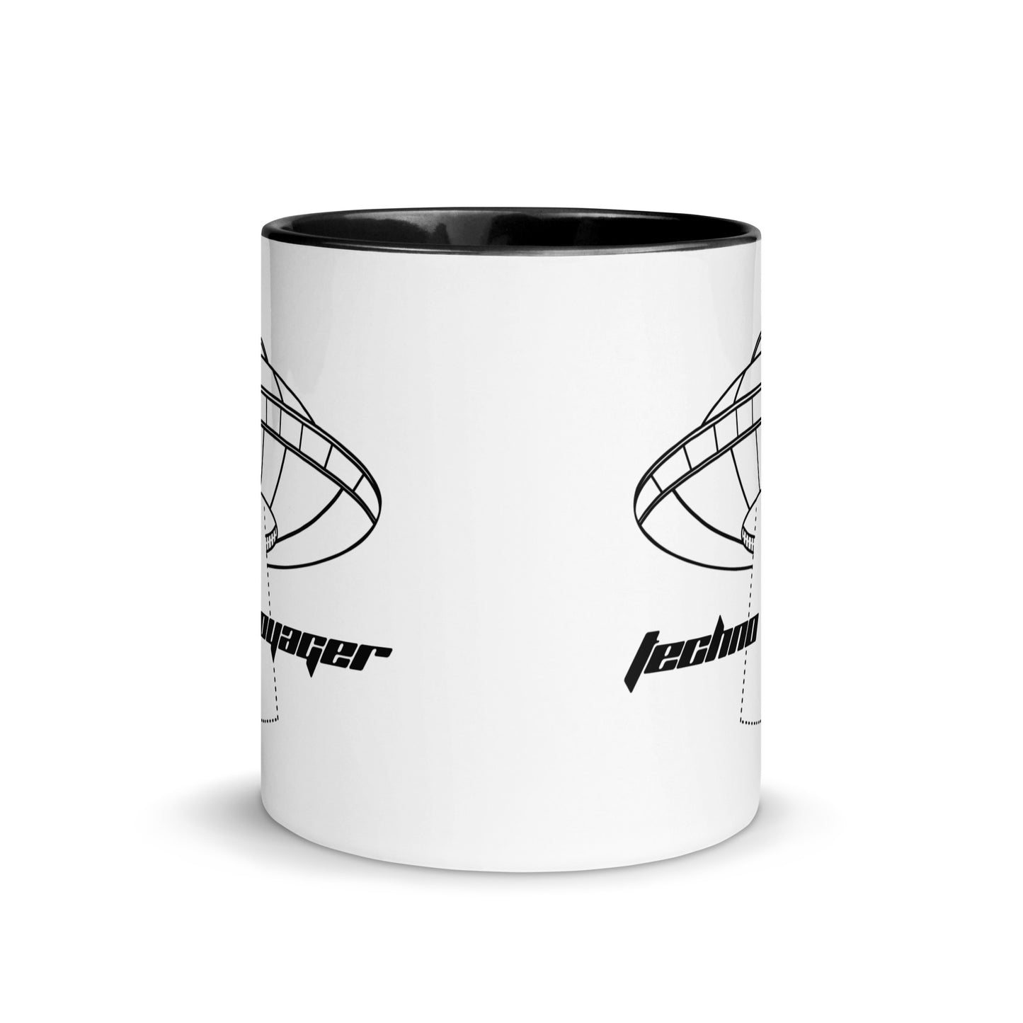 'OG-TECHNO-VOYAGER' Black and White Mug