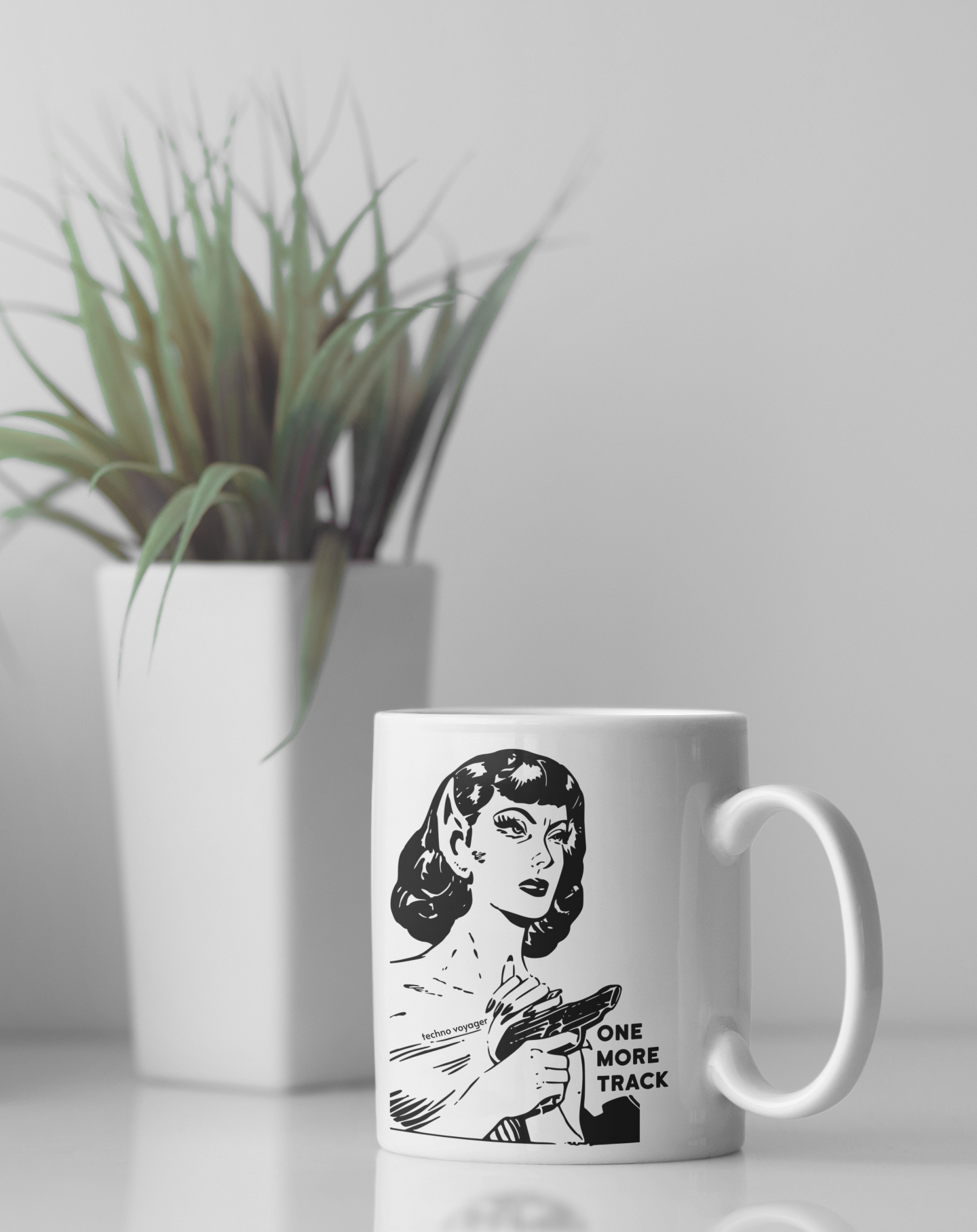 'ONE-MORE-TRACK GIRL' Mug