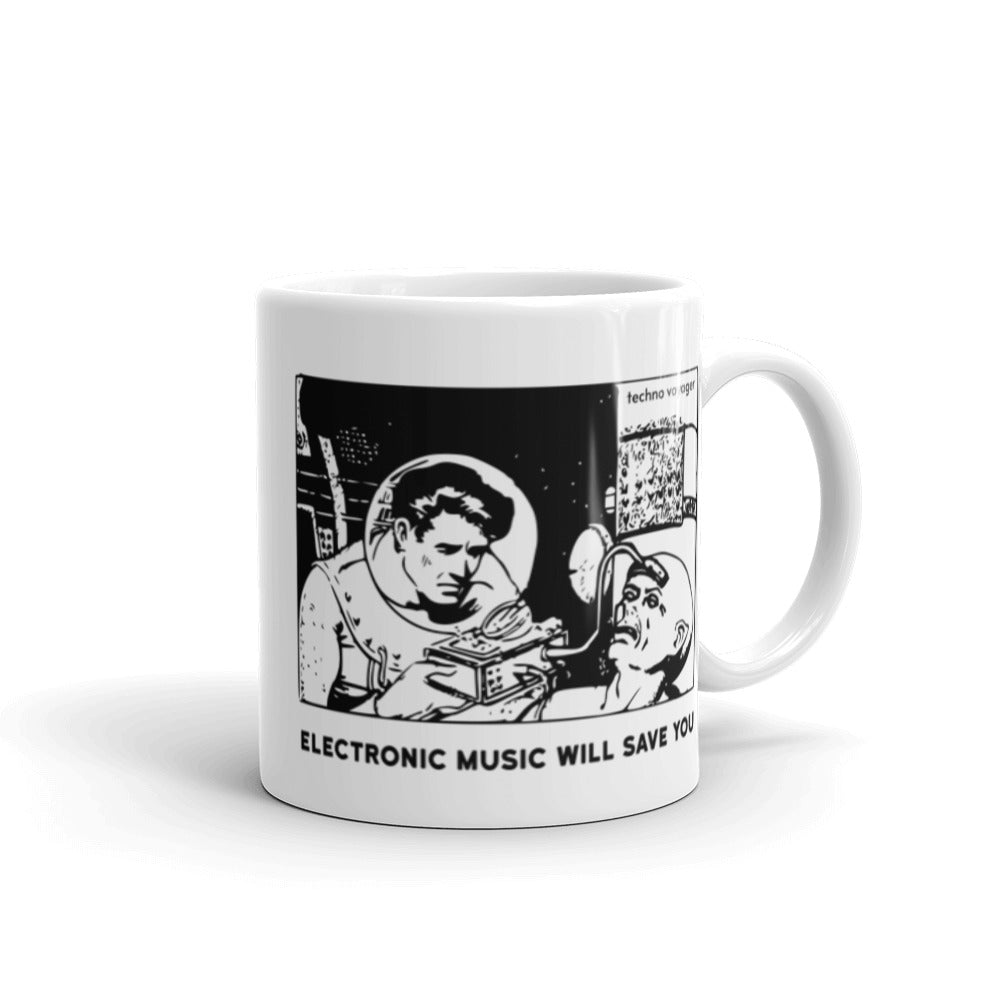 'ELECTRONIC-MUSIC-WILL-SAVE-YOU' Mug